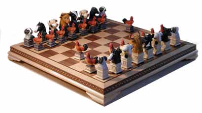 farm chess set